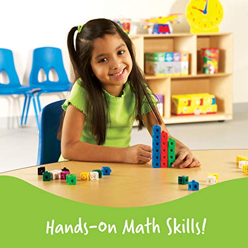 Learning Resources Snap Cubes 100-Piece Set - Math Counting Toy for Kids Ages 5+