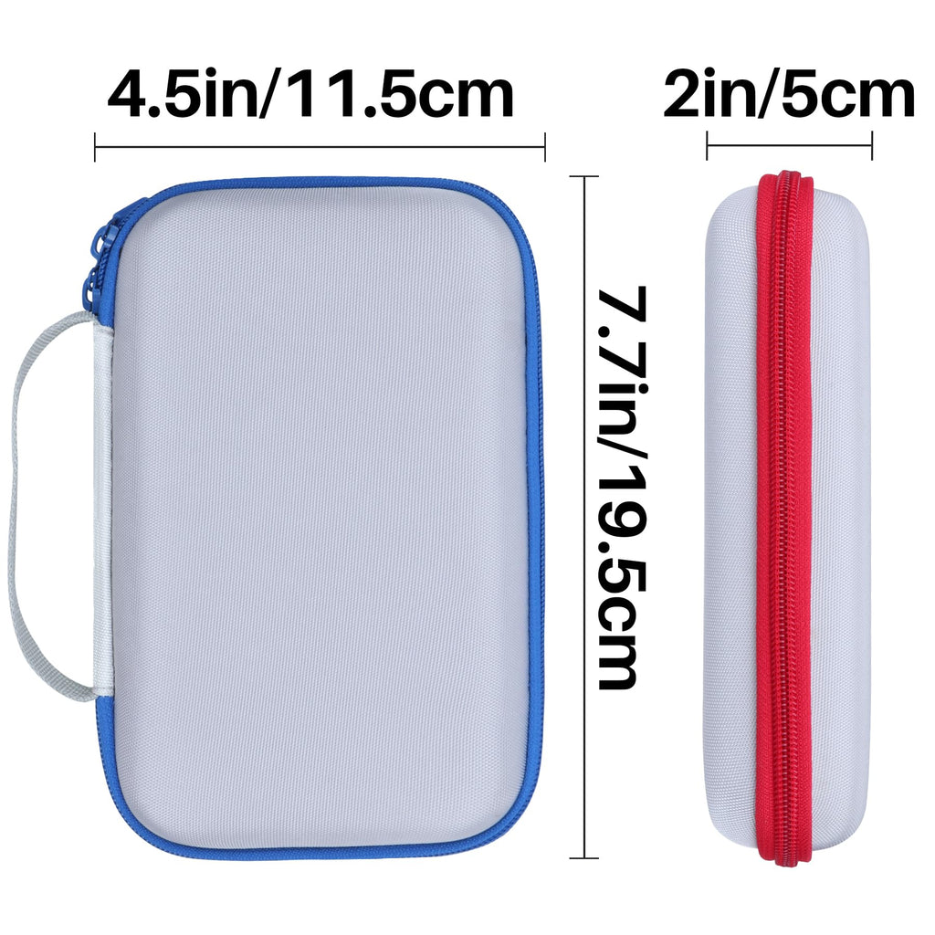 Lebakort Storage Case for GiiKER Super Blocks – Off White + Green, Nylon and EVA Protective Travel Case