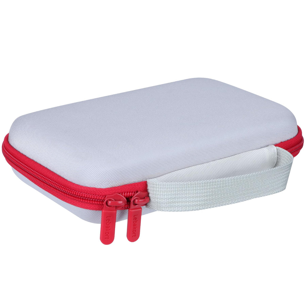 Lebakort Storage Case for GiiKER Super Blocks – Off White + Red Protective EVA Case