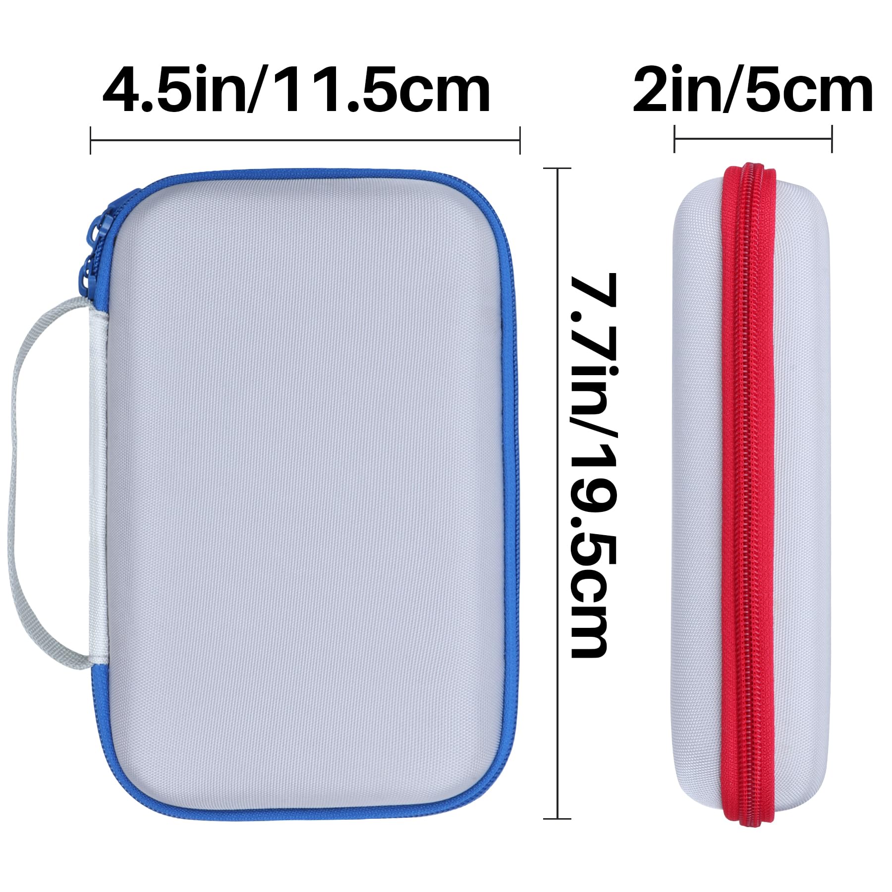 Lebakort Storage Case for GiiKER Super Blocks – Off White + Red Protective EVA Case