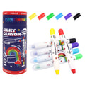 Lebze Jumbo Crayons for Toddlers - 24 Washable, Non-Toxic Crayons in 6 Colors, Easy to Hold