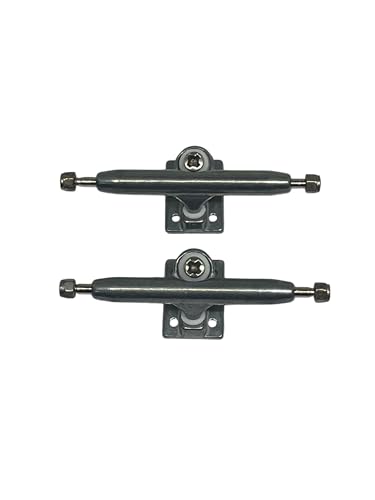 LEEFAI G4 Fingerboard Trucks 29mm Raw Metal – Inverted Kingpin with Hardware