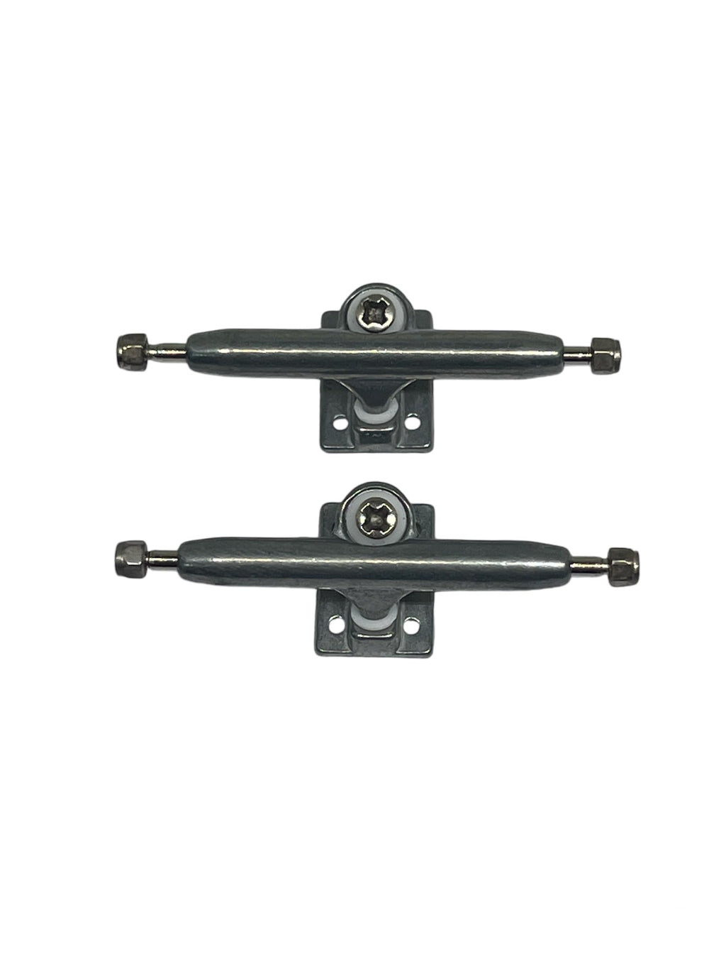 LEEFAI Pro Fingerboard Trucks G4 – 32mm Raw Metal Inverted Kingpin with Hardware