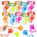Leetous 28-Pack Valentine Sticky Hands with Cards – Non-Candy Classroom Gifts for Kids