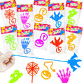 Leetous 42-Piece Halloween Sticky Hands Set – Non-Candy Party Favors for Toddlers