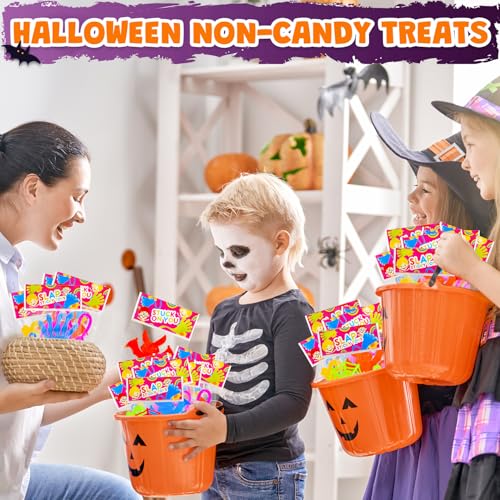 Leetous 42-Piece Halloween Sticky Hands Set – Non-Candy Party Favors for Toddlers