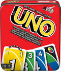 Left-Handed UNO Card Game in Collector's Tin – Designed for Southpaws, Fun for Everyone