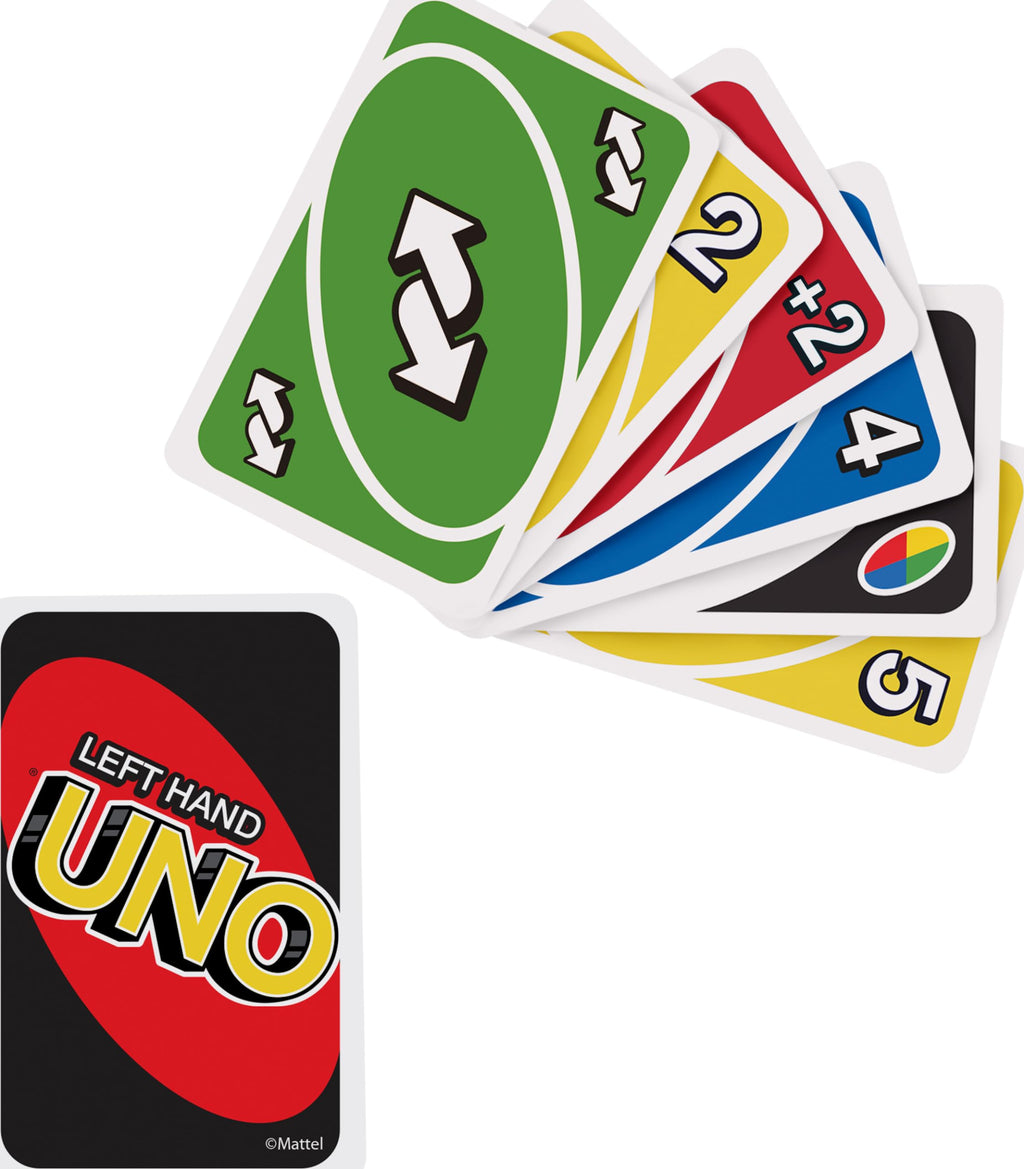 Left-Handed UNO Card Game in Collector's Tin – Designed for Southpaws, Fun for Everyone