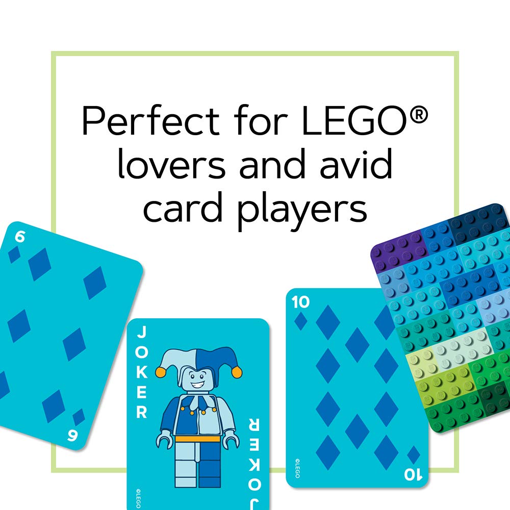 LEGO Brick Playing Cards – Two 54-Card Decks in Collectible Keepsake Box