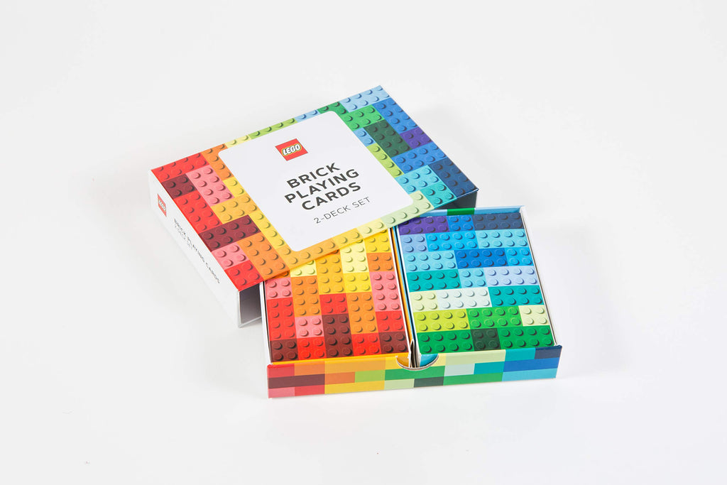 LEGO Brick Playing Cards – Two 54-Card Decks in Collectible Keepsake Box