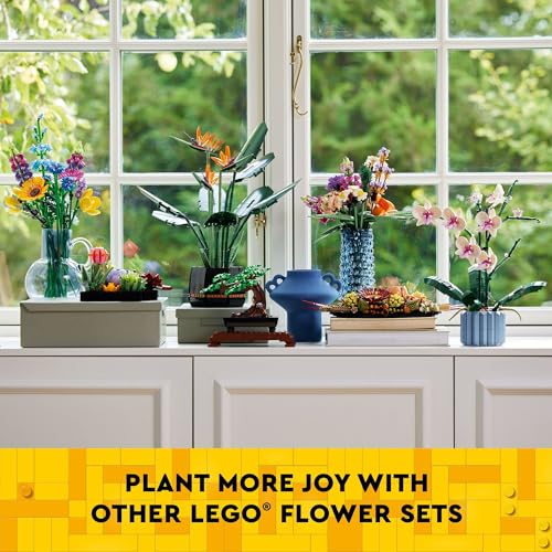 LEGO Cherry Blossom Building Set 40725 – 430 Pieces, Customizable Pink & White Buds, Spring Decor for Ages 8+