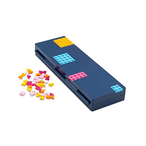 LEGO DOTS Pencil Box - DIY Craft Kit for Kids, Blue, 46 Tiles, Ages 6+