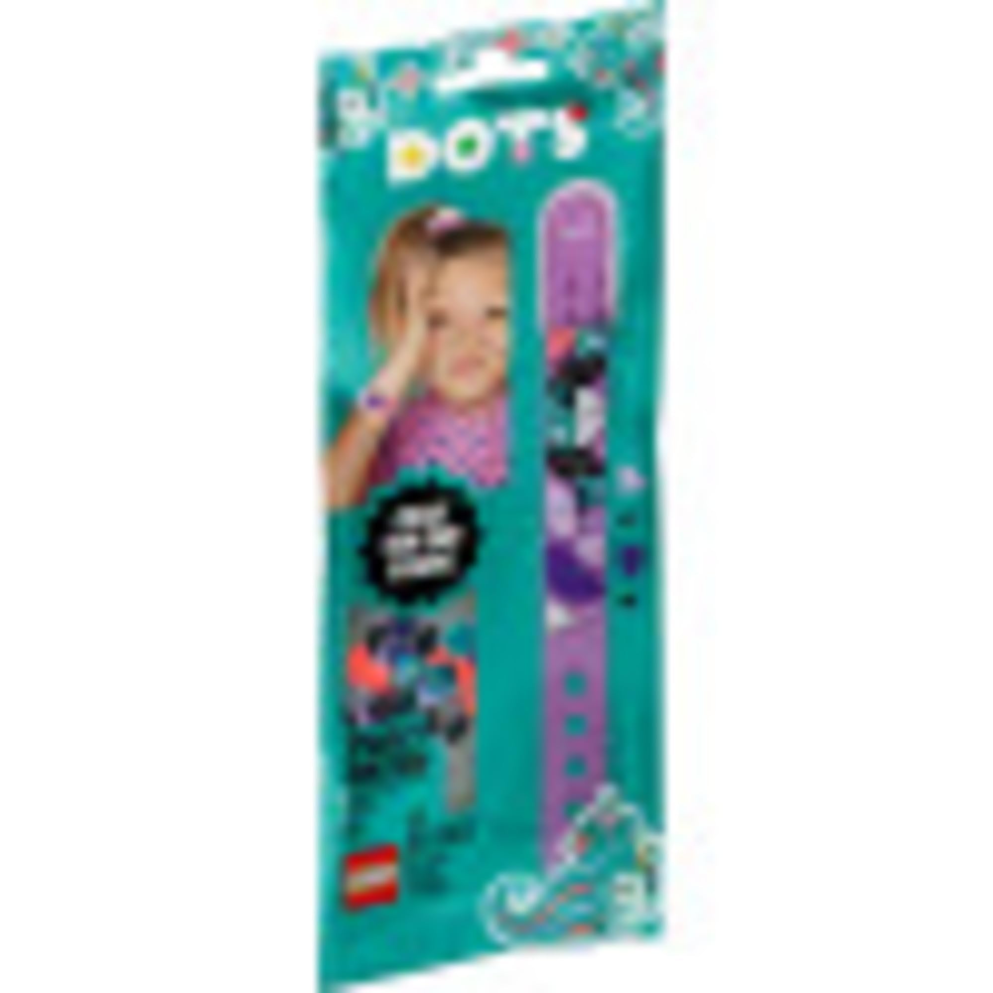 LEGO DOTS Sparkly Unicorn Bracelet 41902 – DIY Craft Kit with 32 Colorful Tiles for Kids