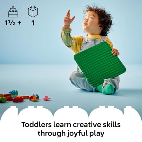 LEGO DUPLO Green Building Plate 10460 – 16x16 Stud Base for Toddlers Ages 1.5+