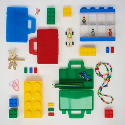 LEGO Mini Box Black Brick 8 Snack Container - 1.8 x 3.6 x 1.7 Inches
