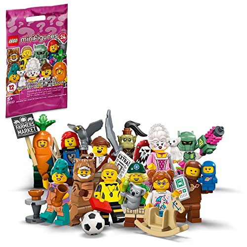 LEGO Minifigures Series 24 71037 Mystery Blind Bag - Collect 1 of 12 Limited Edition Characters with Accessories
