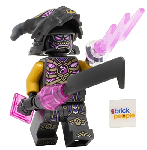LEGO Ninjago Overlord Minifigure with Sword and Lightning – Authentic Collectible
