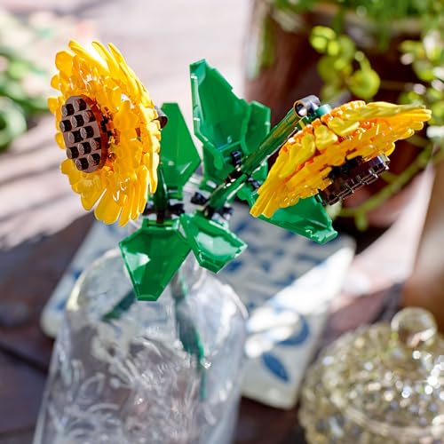 LEGO Sunflowers 40524: Buildable Artificial Flower Display for Home Decor, 191 Pieces