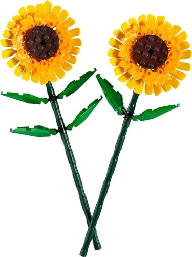 LEGO Sunflowers 40524: Buildable Artificial Flower Display for Home Decor, 191 Pieces