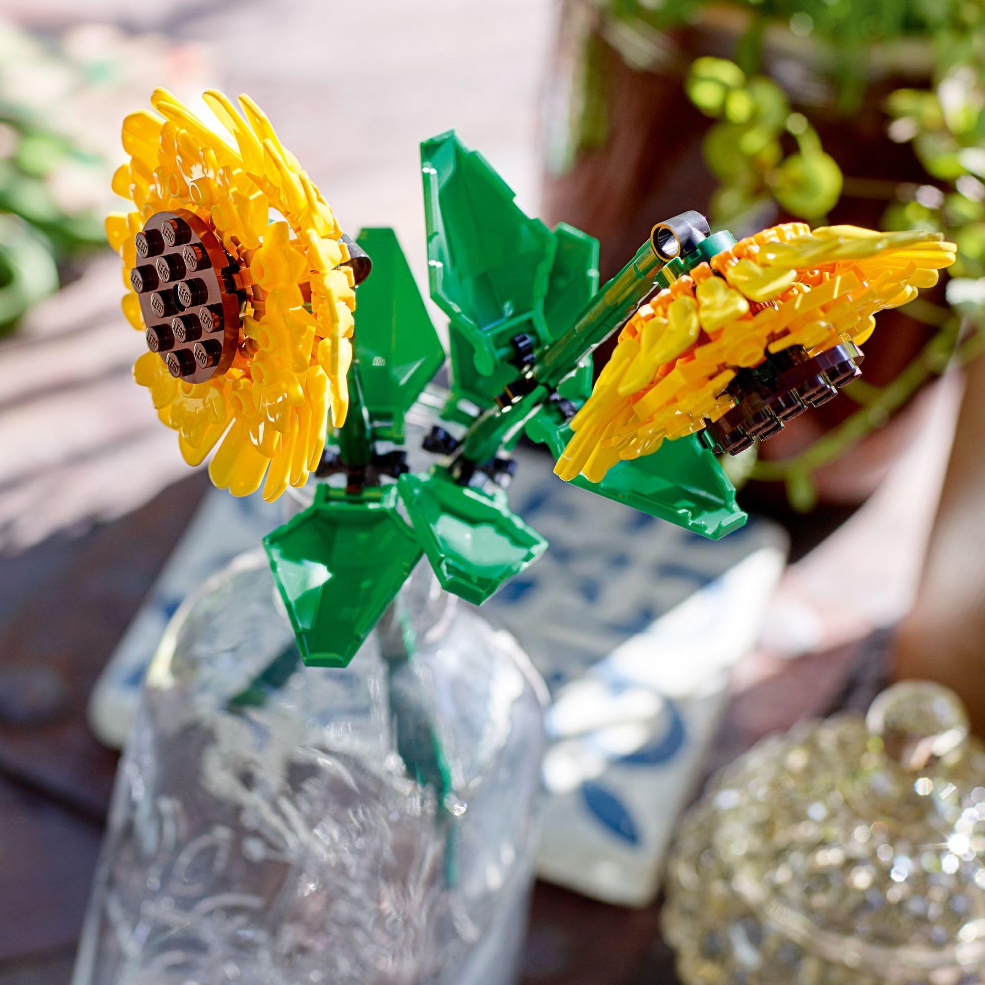 LEGO Sunflowers 40524: Buildable Artificial Flower Display for Home Decor, 191 Pieces