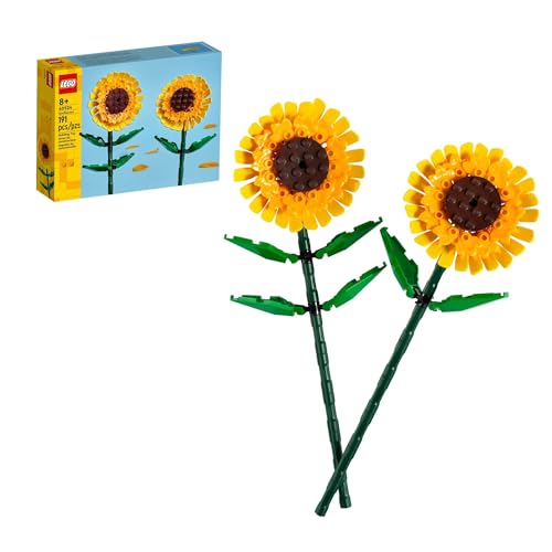 LEGO Sunflowers 40524: Buildable Artificial Flower Display for Home Decor, 191 Pieces
