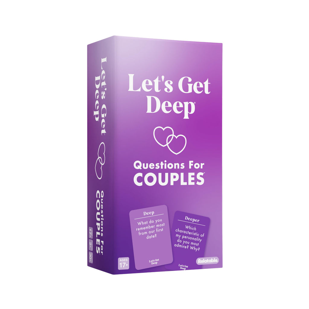 Let's Get Deep by Relatable – 200 Intimacy-Building Question Cards for Couples