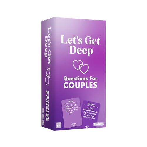 Let's Get Deep by Relatable – 200 Intimacy-Building Question Cards for Couples