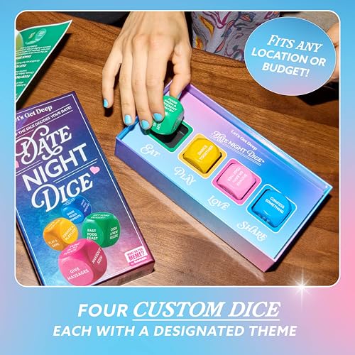 Let’s Get Deep® Date Night Dice: 200+ Unique Date Ideas for Couples Ages 18+