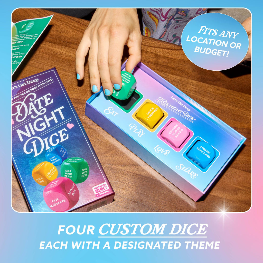 Let’s Get Deep® Date Night Dice: 200+ Unique Date Ideas for Couples Ages 18+