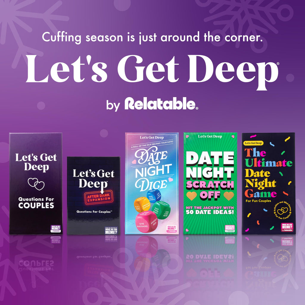 Let’s Get Deep® Date Night Dice: 200+ Unique Date Ideas for Couples Ages 18+