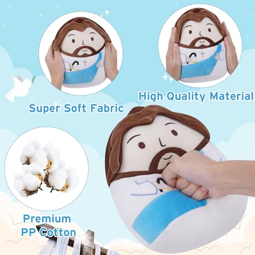 LeYoHa Jesus Plush Doll – Soft Christian Toy with Cross Embroidery & Gift Set