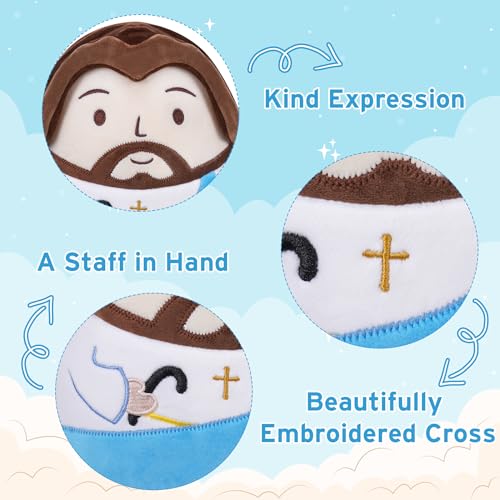 LeYoHa Jesus Plush Doll – Soft Christian Toy with Cross Embroidery & Gift Set