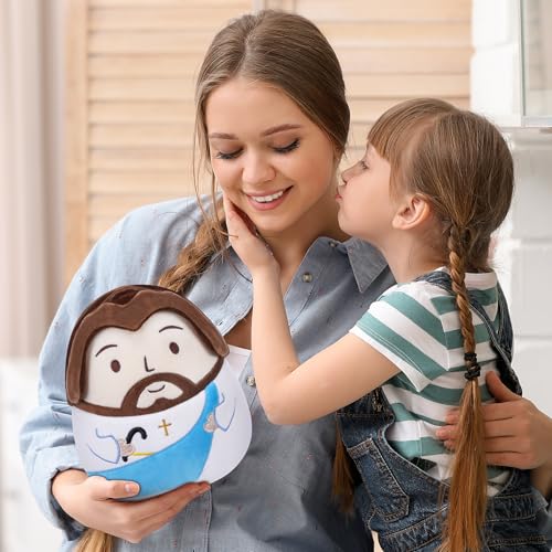 LeYoHa Jesus Plush Doll – Soft Christian Toy with Cross Embroidery & Gift Set