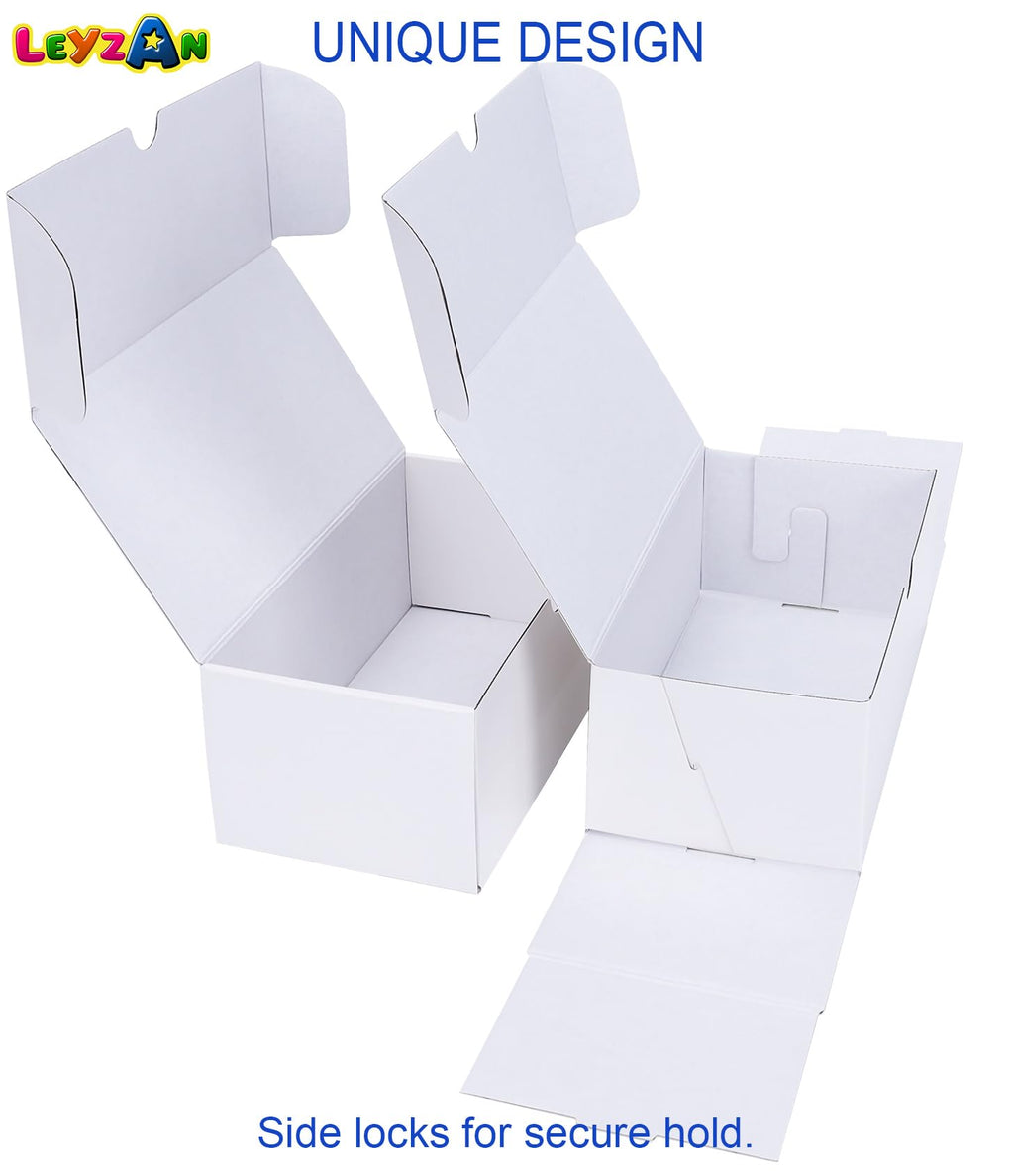Leyzan 8-Pack Trading Card Storage Box – Holds 3200 Cards with Dividers & Labels