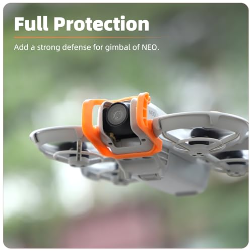 LIBOQIAO Gimbal Bumper for DJI NEO - Quick-Release, Anti-Collision, Full Protection, Black