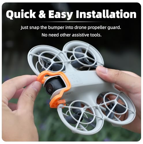 LIBOQIAO Gimbal Bumper for DJI NEO - Quick-Release, Anti-Collision, Full Protection, Black
