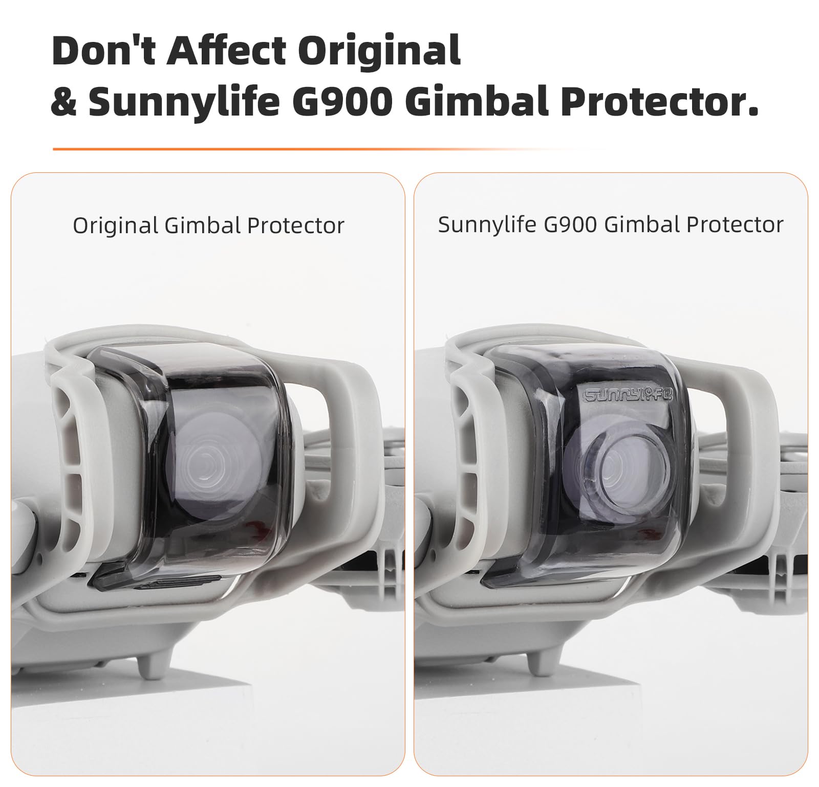 LIBOQIAO Gimbal Bumper for DJI NEO - Quick-Release, Anti-Collision, Full Protection, Black