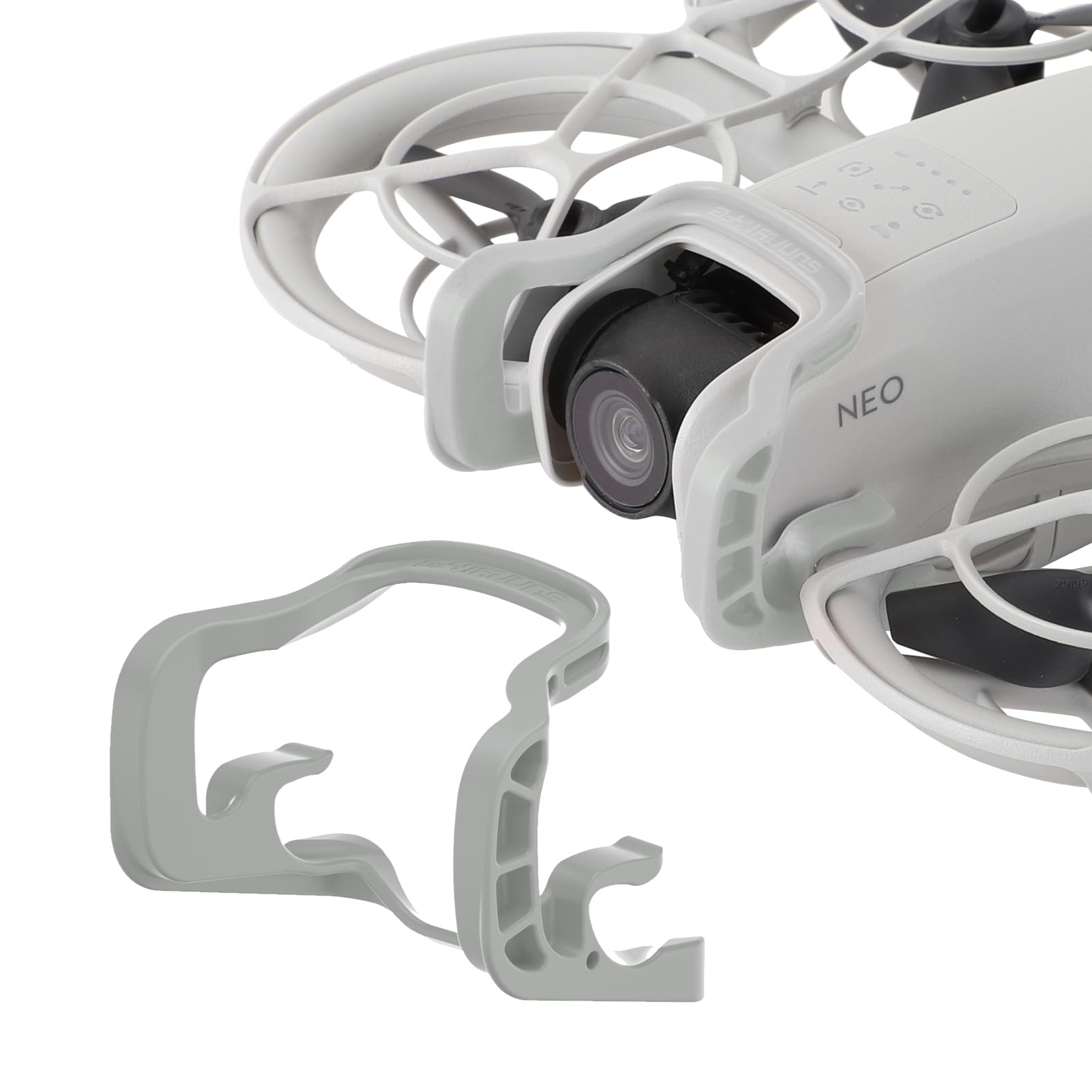 LIBOQIAO Quick-Release Gimbal Bumper for DJI NEO – Anti-Collision Camera Protector (Grey, 2g)