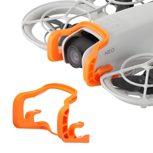 LIBOQIAO Quick-Release Gimbal Bumper for DJI NEO – Orange Anti-Collision Camera Protector