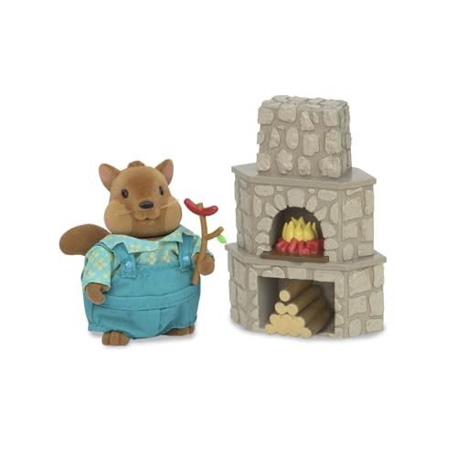 Li'l Woodzeez Outdoor Patio Playset – 12-Piece Doll Furniture for Animal Figurines, Ages 3+