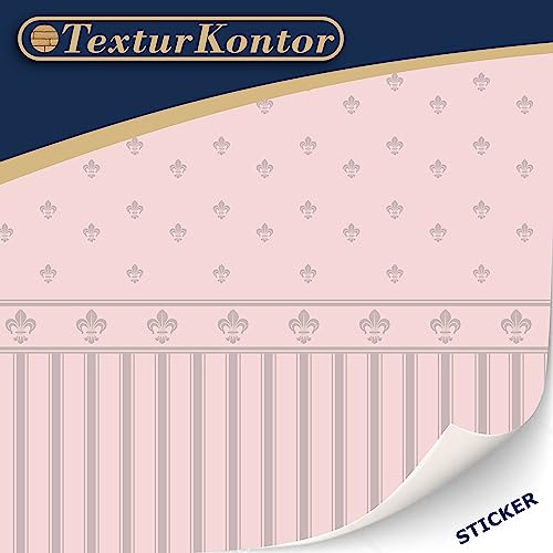 Lilibet 3 Sheets Self-Adhesive Wallpaper for 1:12 Scale Dollhouses – Classic Victorian Damask & Brocade Patterns