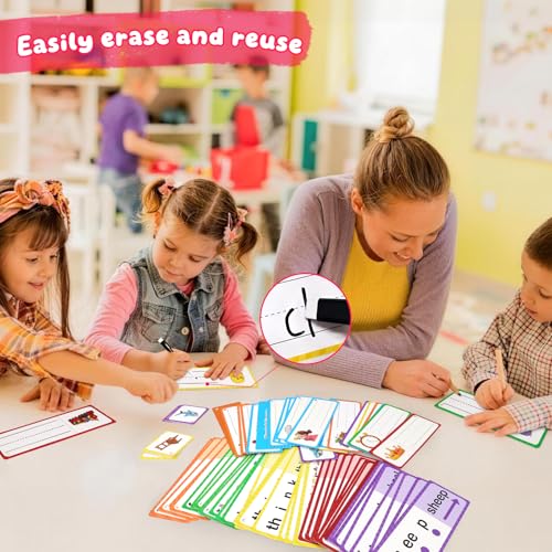 LilLaufy Phonics Flash Cards – Blends, Digraphs & Sight Word Games for Toddlers