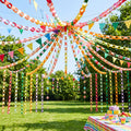 Lincia 600 Sheets Paper Chain Garland Strips – 1x8 Inches, 20 Colors, DIY Craft with Double Sided Tape (Bright)