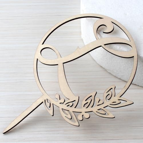 LINGTEER Wooden Initial Letter L Cake Topper – 5.5" x 6.5" Rustic for Birthday Wedding Anniversary