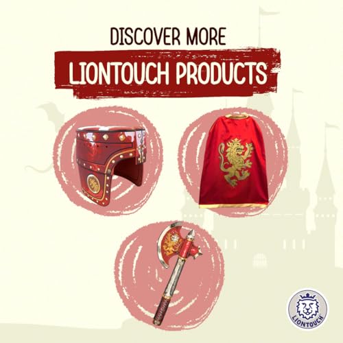 Liontouch Mini Lion Foam Sword – Red, 13.8-Inch Safe Pretend Play Dagger for Toddlers