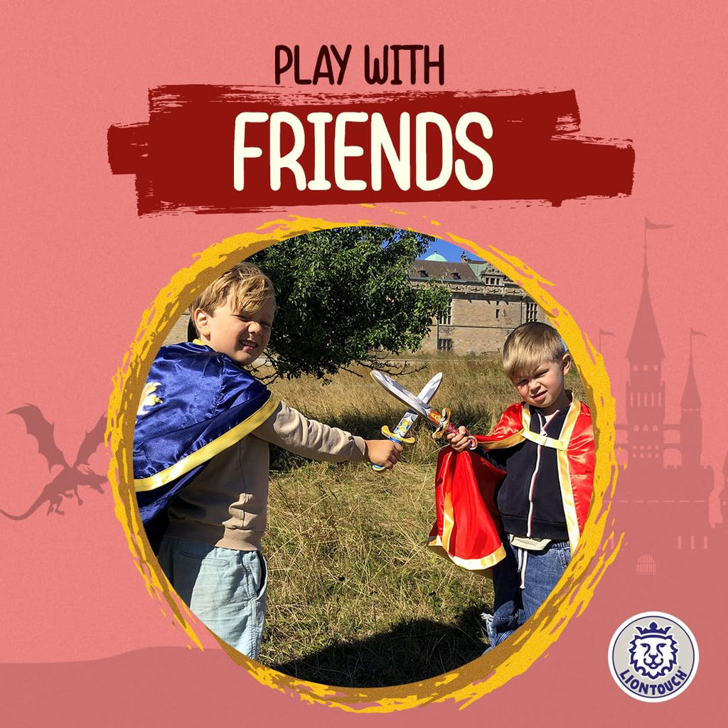 Liontouch Mini Lion Foam Sword – Red, 13.8-Inch Safe Pretend Play Dagger for Toddlers