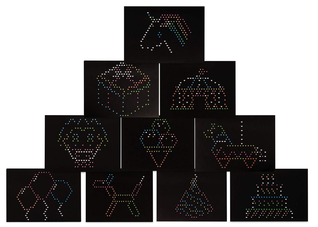 Lite Brite Ultimate Classic Refill Pack – 10 Celebration Templates (Amazon Exclusive)
