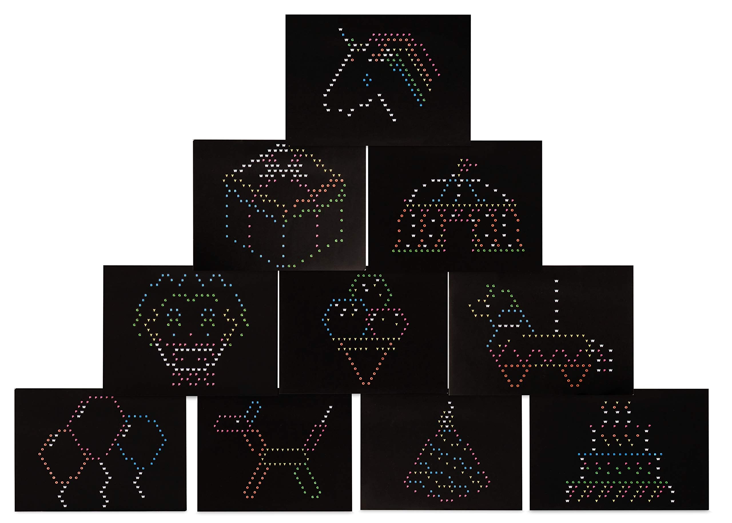 Lite Brite Ultimate Classic Refill Pack – 10 Celebration Templates (Amazon Exclusive)