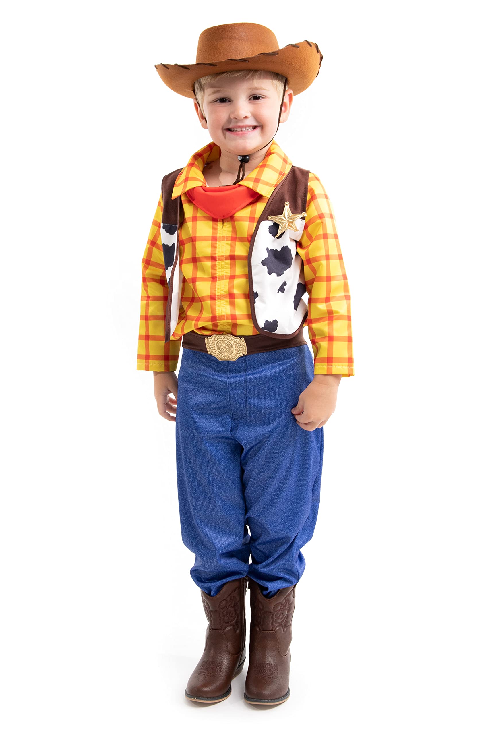 Little Adventures Cowboy and Cowgirl Felt Hat for Kids - One Size Costume Accessory