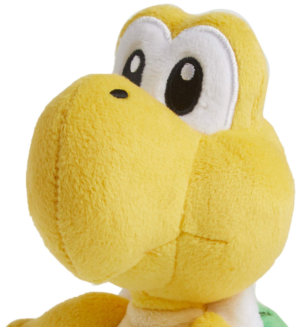 Little Buddy Super Mario All Star Collection Koopa Troopa Plush - 7 Inch Soft Toy with Removable Shell